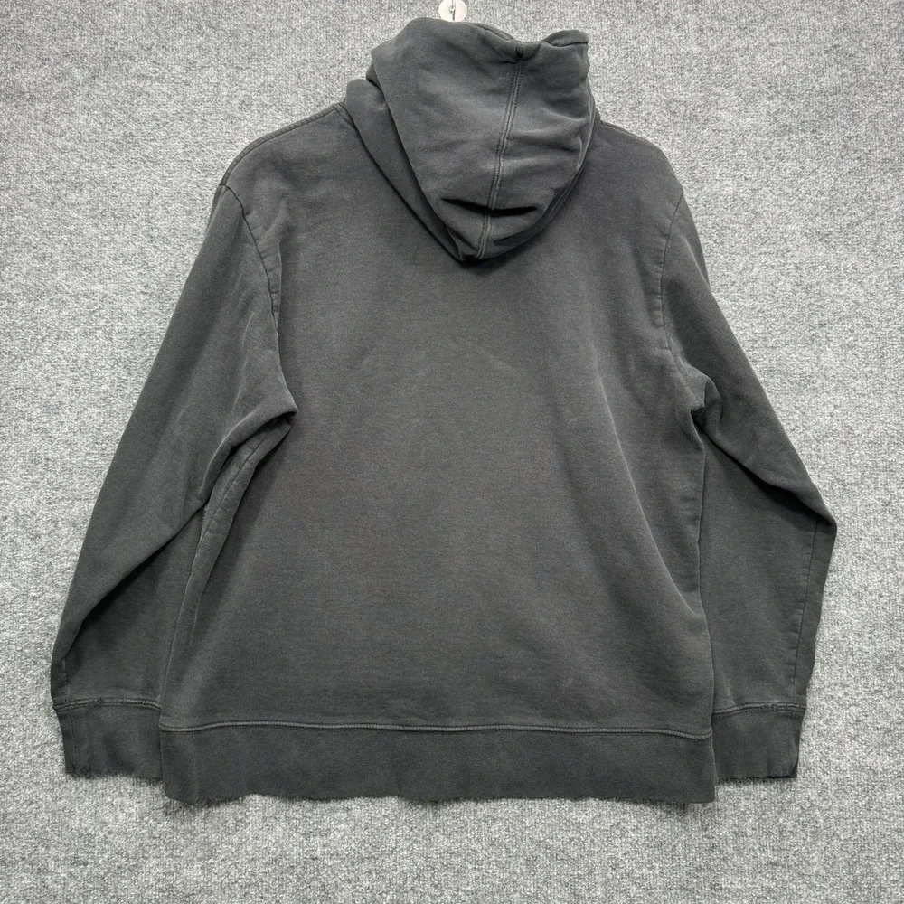 The North Face Graphic Logo Hoodie Mens XL Charcoal Gray Long Sleeve Outdoor